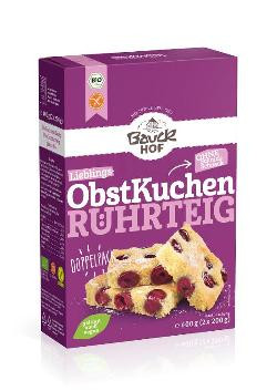 Produktfoto zu Obstkuchen Rührteig glutenfrei - Backmischung