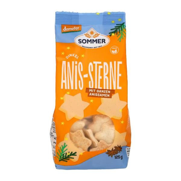 Produktfoto zu Dinkel Anis-Sterne (VEGAN!)