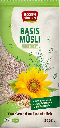 Produktfoto zu Basis Müsli ungesüßt