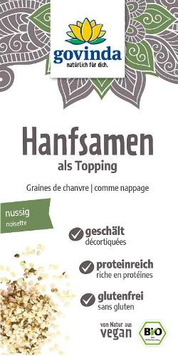 Produktfoto zu Hanfsamen geschält