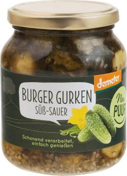 Produktfoto zu Burgergurken geschnitten im Glas