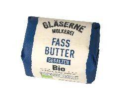 Produktfoto zu Fassbutter Sauerrahm gesalzen 250g