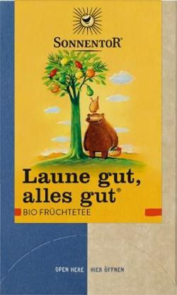 Produktfoto zu Früchtetee "Laune gut alles gut" im Beutel