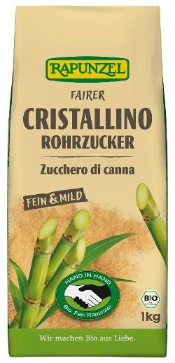 Produktfoto zu Christallino Rohrzucker 1kg