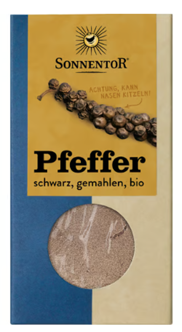 Produktfoto zu Pfeffer schwarz gemahlen