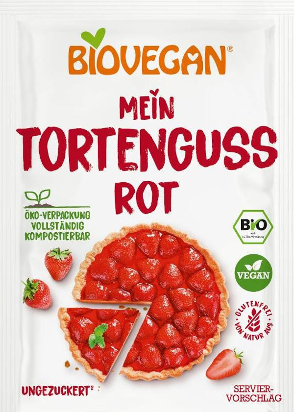 Produktfoto zu Tortenguss rot