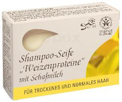 Produktfoto zu Shampoo-Seife Weizenproteine mit Schafmilch