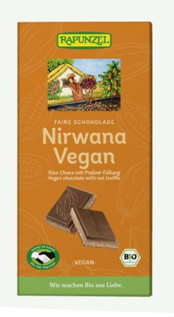 Produktfoto zu "Nirwana" Schokolade mit Praliné-Füllung _ vegan