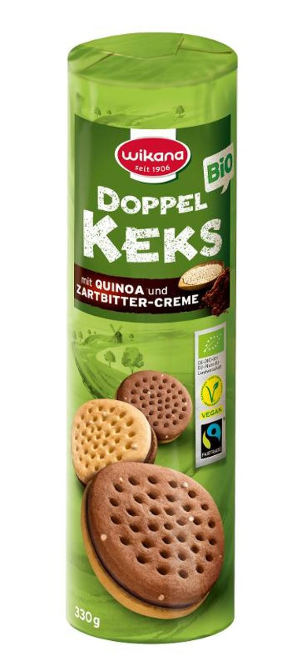 Produktfoto zu Doppelkeks mit Zartbittercreme