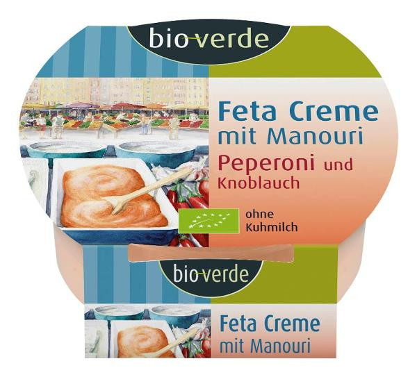 Produktfoto zu Feta Creme Knoblauch Peperoni