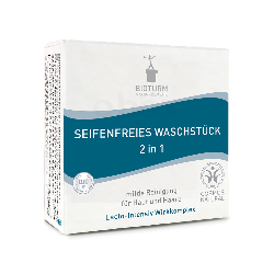 Produktfoto zu Seifenfreies Waschstück 2 in 1