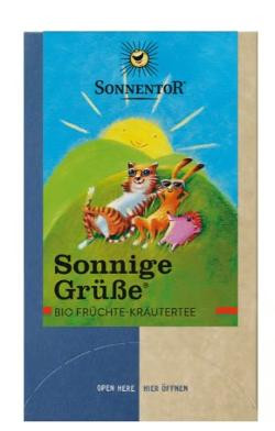 Produktfoto zu "Sonnige Grüße" Tee im Beutel