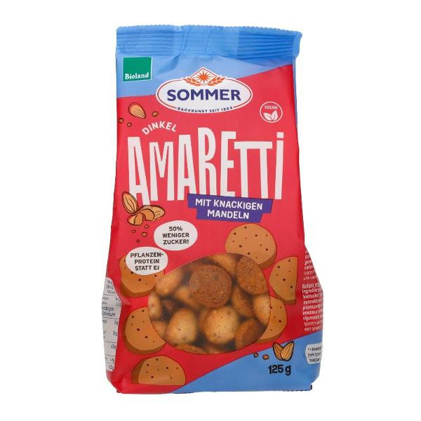 Produktfoto zu Amaretti Dinkel Kekse mit Mandeln