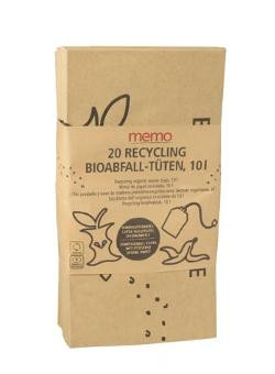 Produktfoto zu 20 Kompostbeutel aus Recyclingpapier 10l