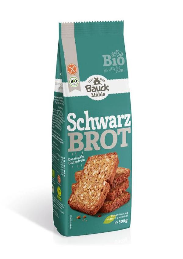 Produktfoto zu Schwarzbrot glutenfrei - Backmischung  - MHD:12.01.2025