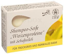 Produktfoto zu Shampoo-Seife Weizenproteine mit Schafmilch