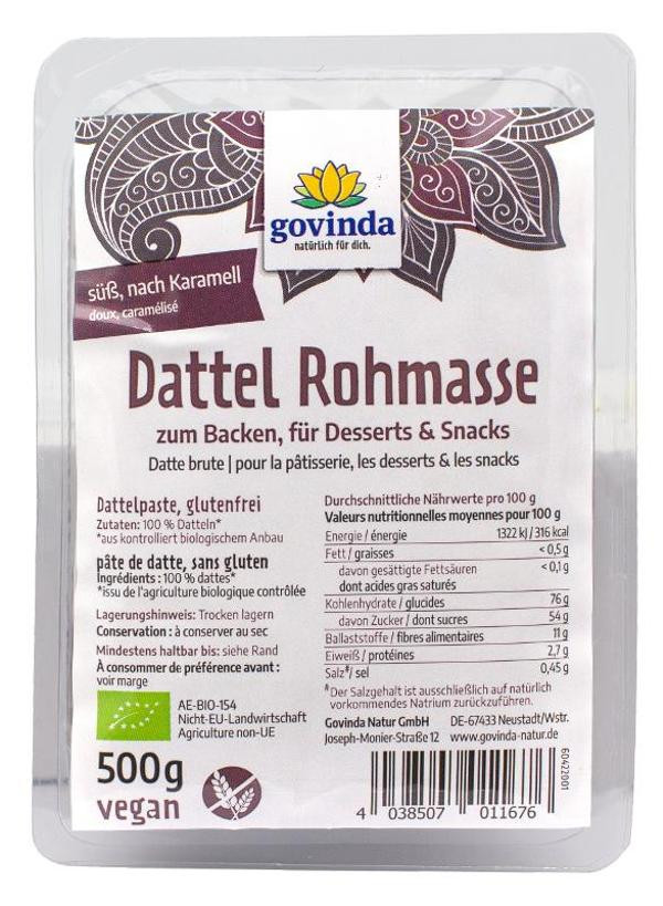 Produktfoto zu Dattel Rohmasse