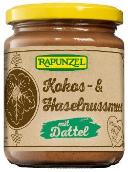 Produktfoto zu Kokos- & Haselnussmus mit Datteln