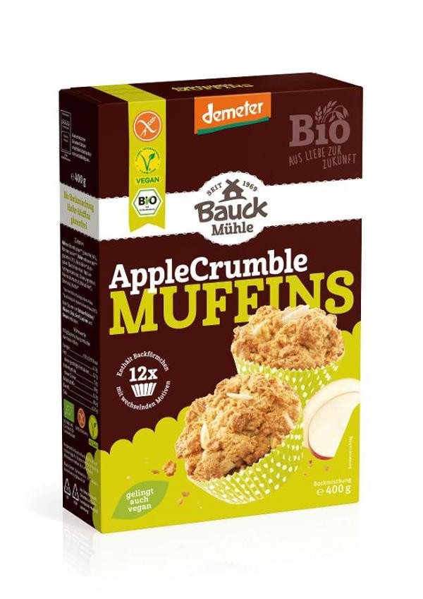 Produktfoto zu Apple Crumble Muffins gf