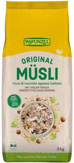 Produktfoto zu Orginal Rapunzel Müsli 2kg